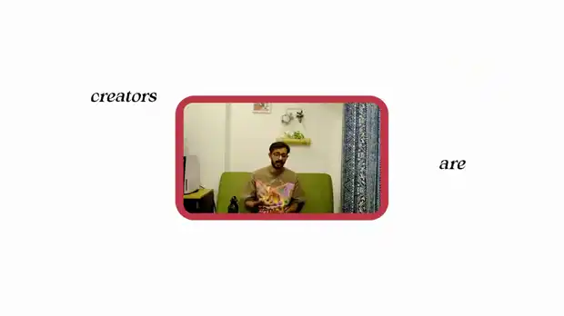 Motion piece, creator interview titles