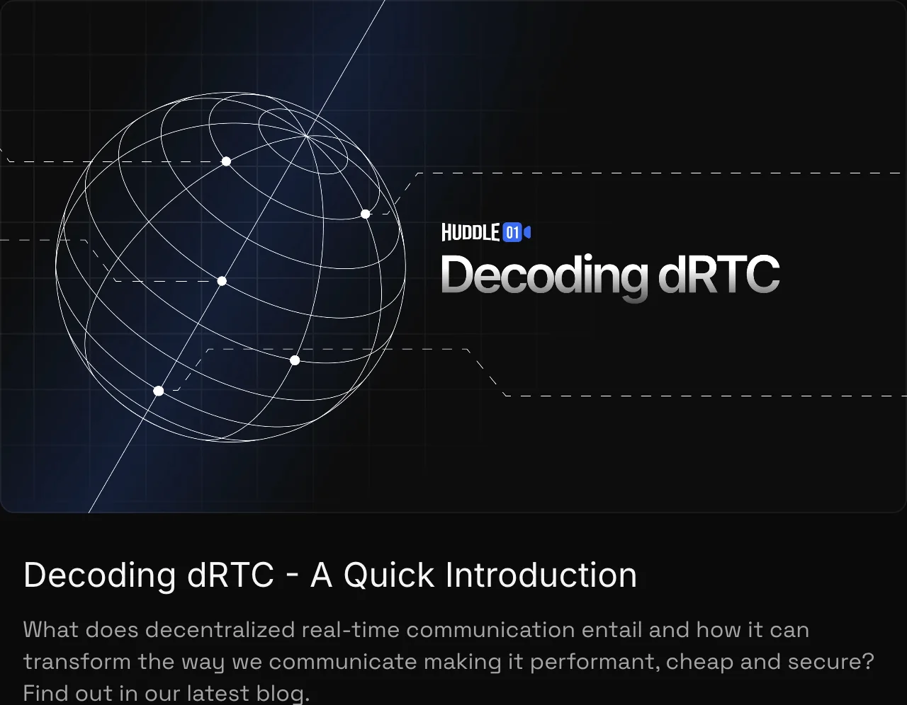 Decoding dRTC explainer blog