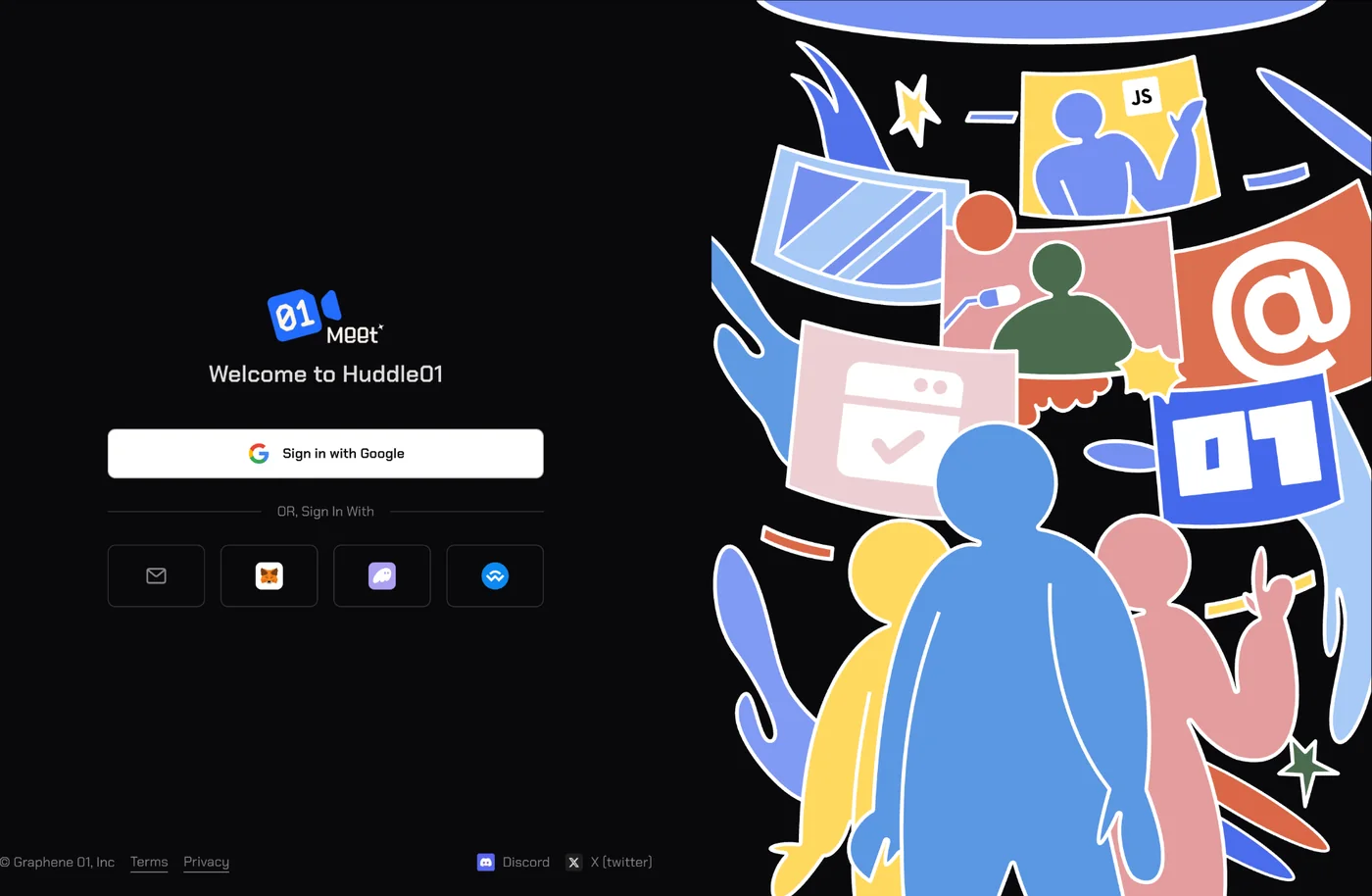 Huddle01 Meet app